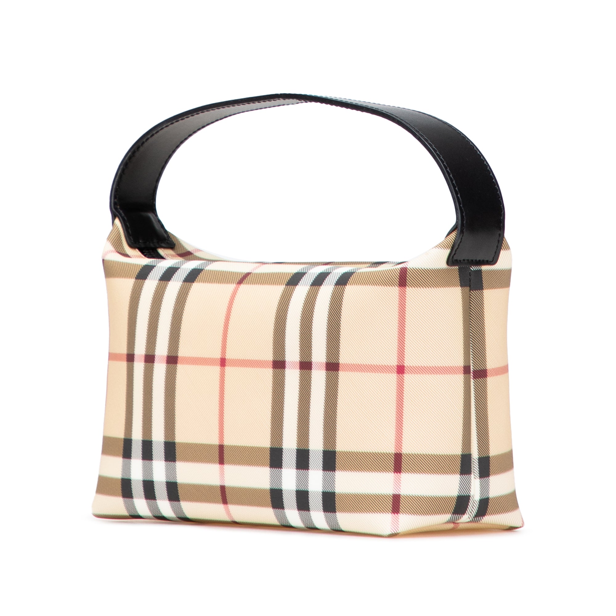 Mini House Check Coated Canvas Handbag