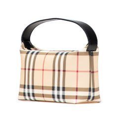 Mini House Check Coated Canvas Handbag