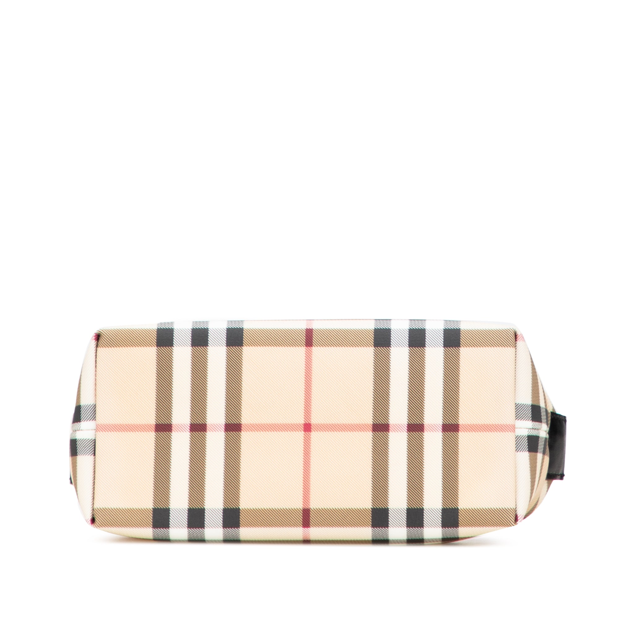 Mini House Check Coated Canvas Handbag