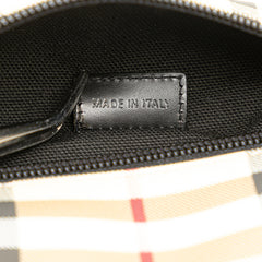 Mini House Check Coated Canvas Handbag