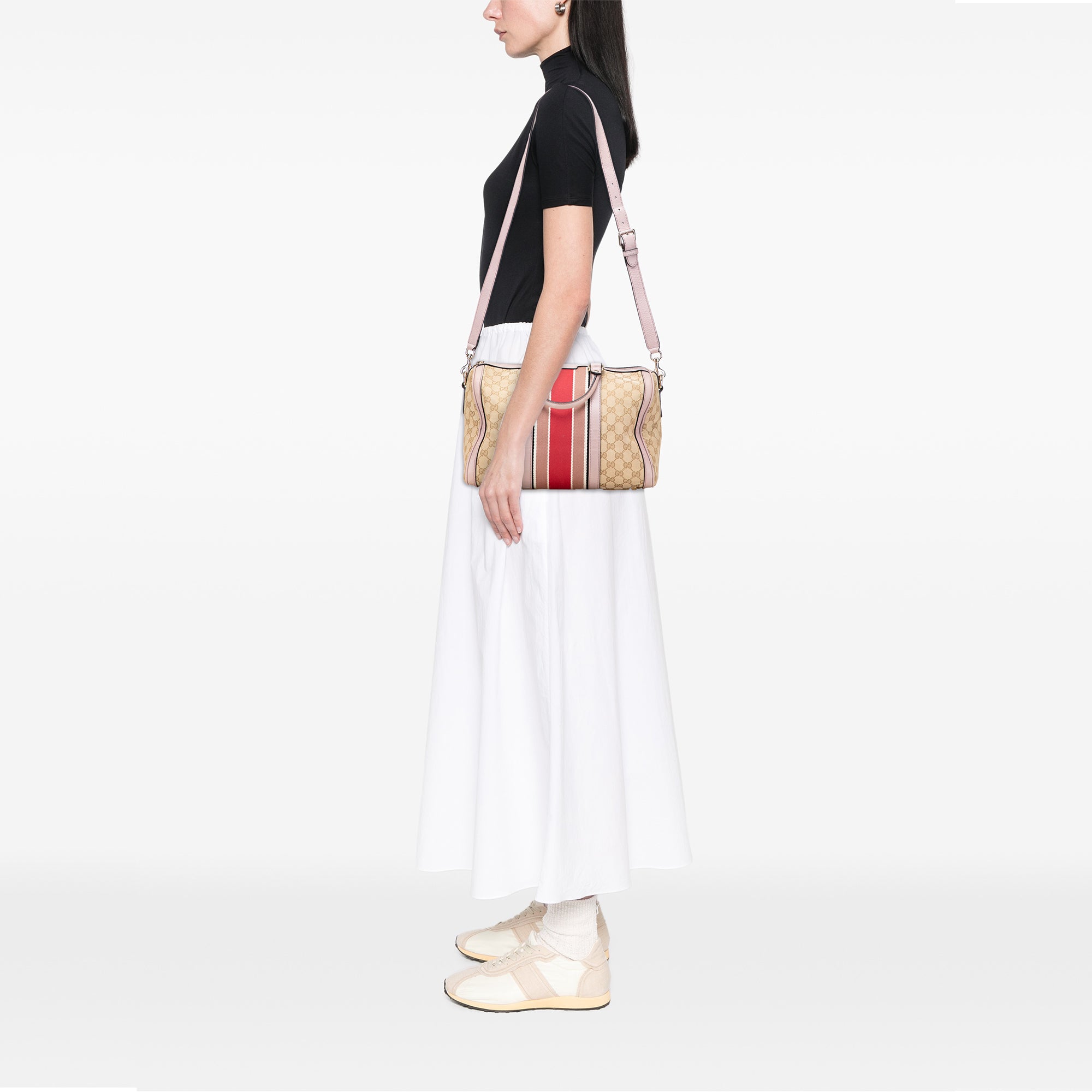 GG Canvas Web Joy Boston Bag