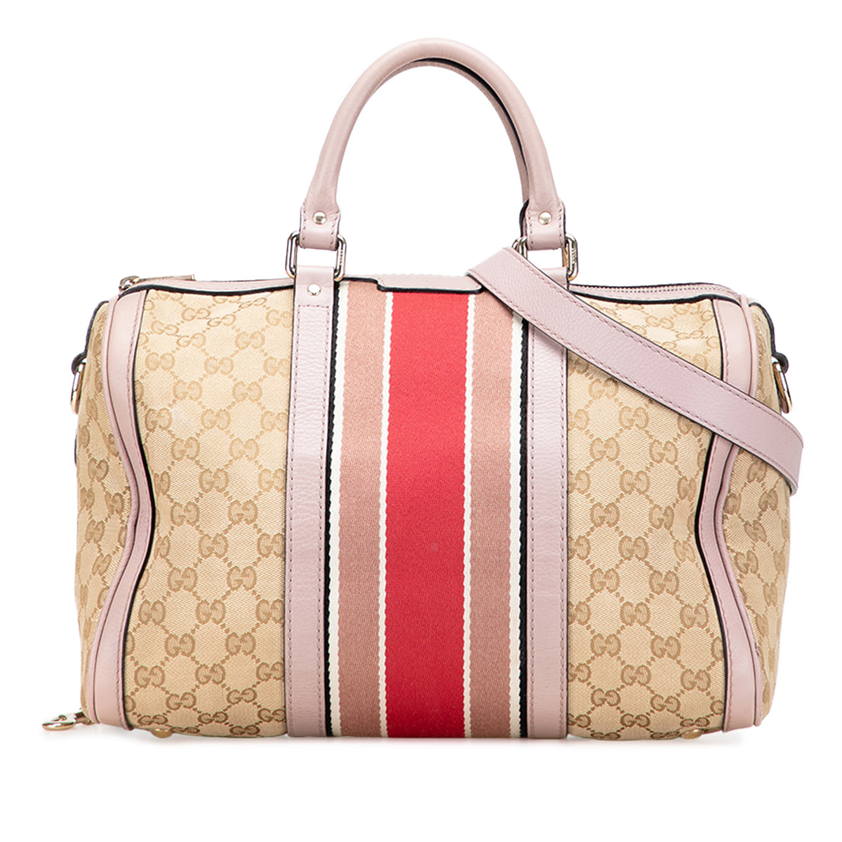 GG Canvas Web Joy Boston Bag