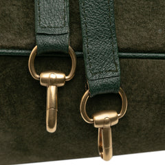 Suede Bamboo Satchel