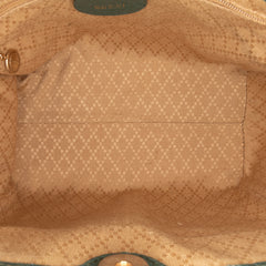 Suede Bamboo Satchel