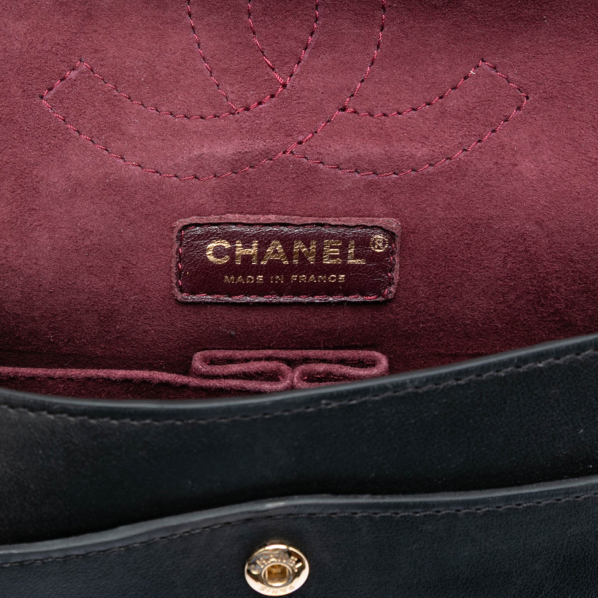 Calfskin Reissue 2.55 Medallion Nude Double Flap 225