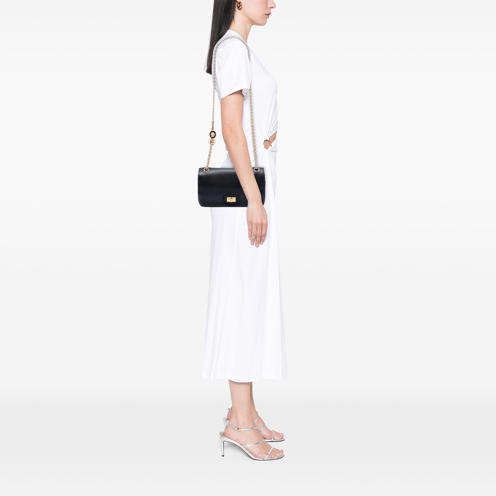 Calfskin Reissue 2.55 Medallion Nude Double Flap 225