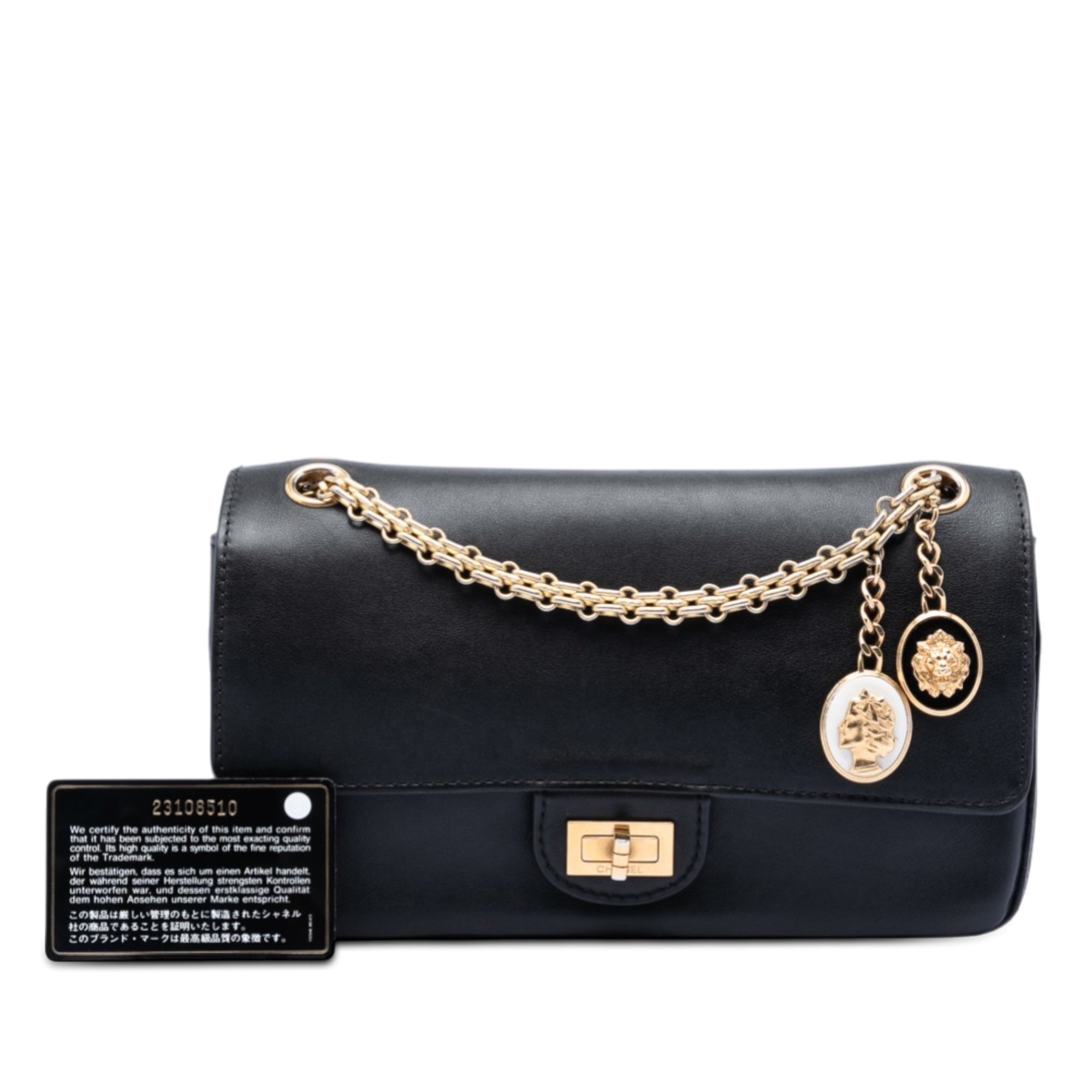 Calfskin Reissue 2.55 Medallion Nude Double Flap 225