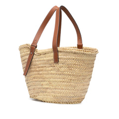 Large Raffia Basket Bag