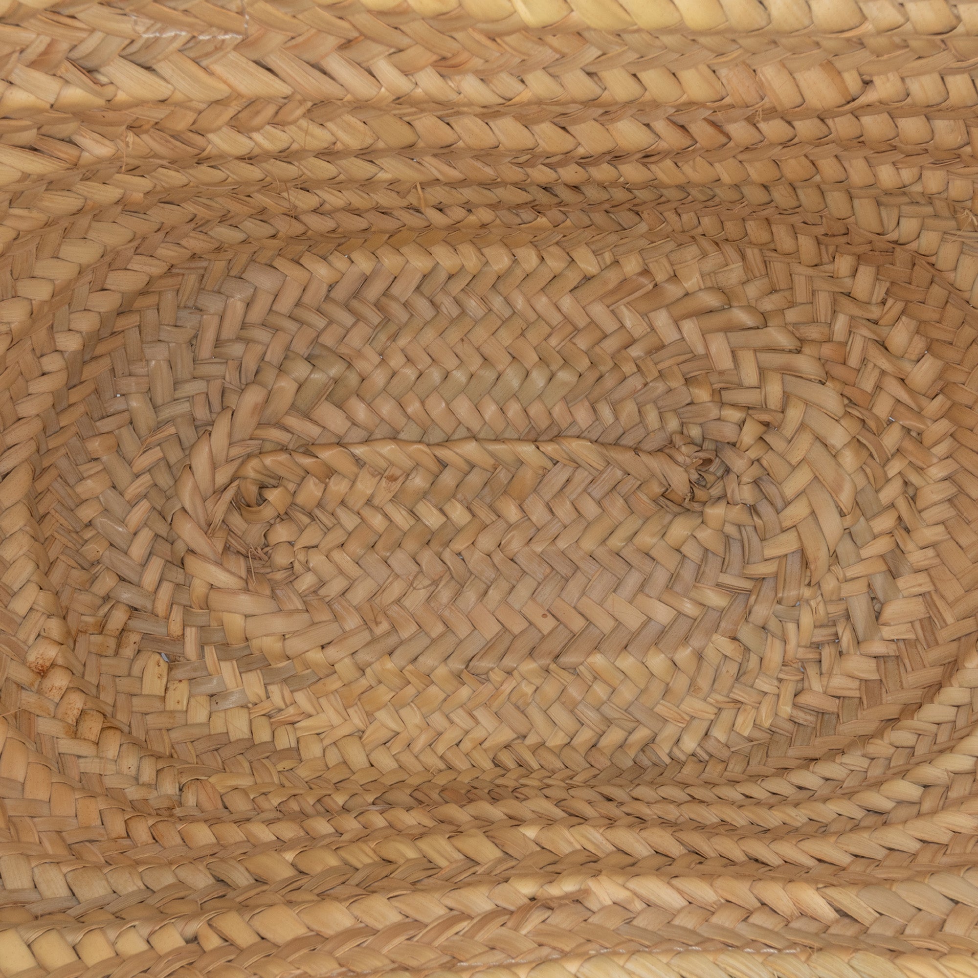 Large Raffia Basket Bag