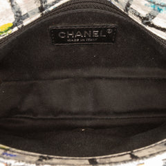 Mini Rectangular Calfskin Hand Painted Graffiti Flap
