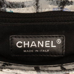 Mini Rectangular Calfskin Hand Painted Graffiti Flap