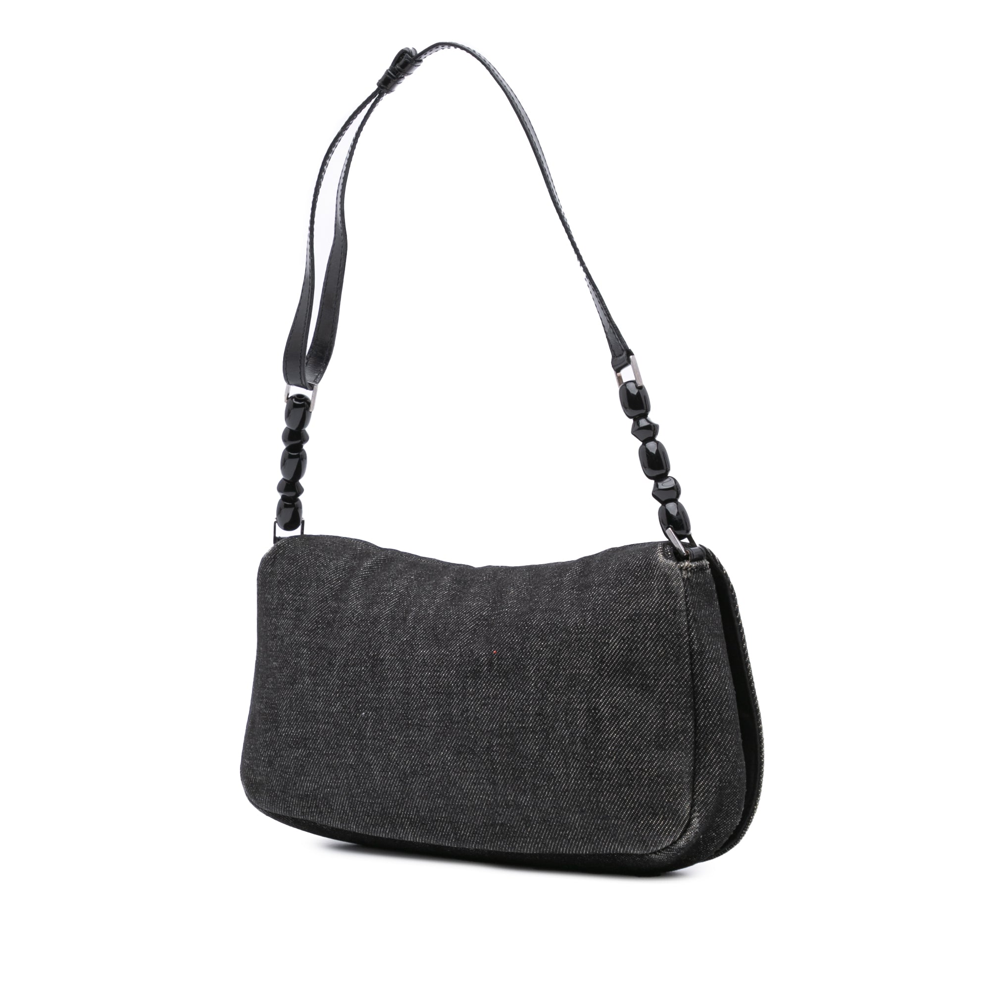 Denim Malice Flap Shoulder Bag