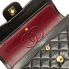 Small Classic Lambskin Double Flap