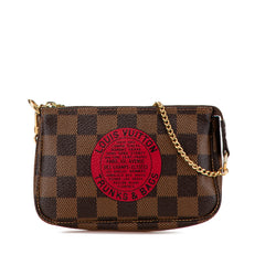 Damier Ebene Trunks and Bags Mini Pochette Accessoires