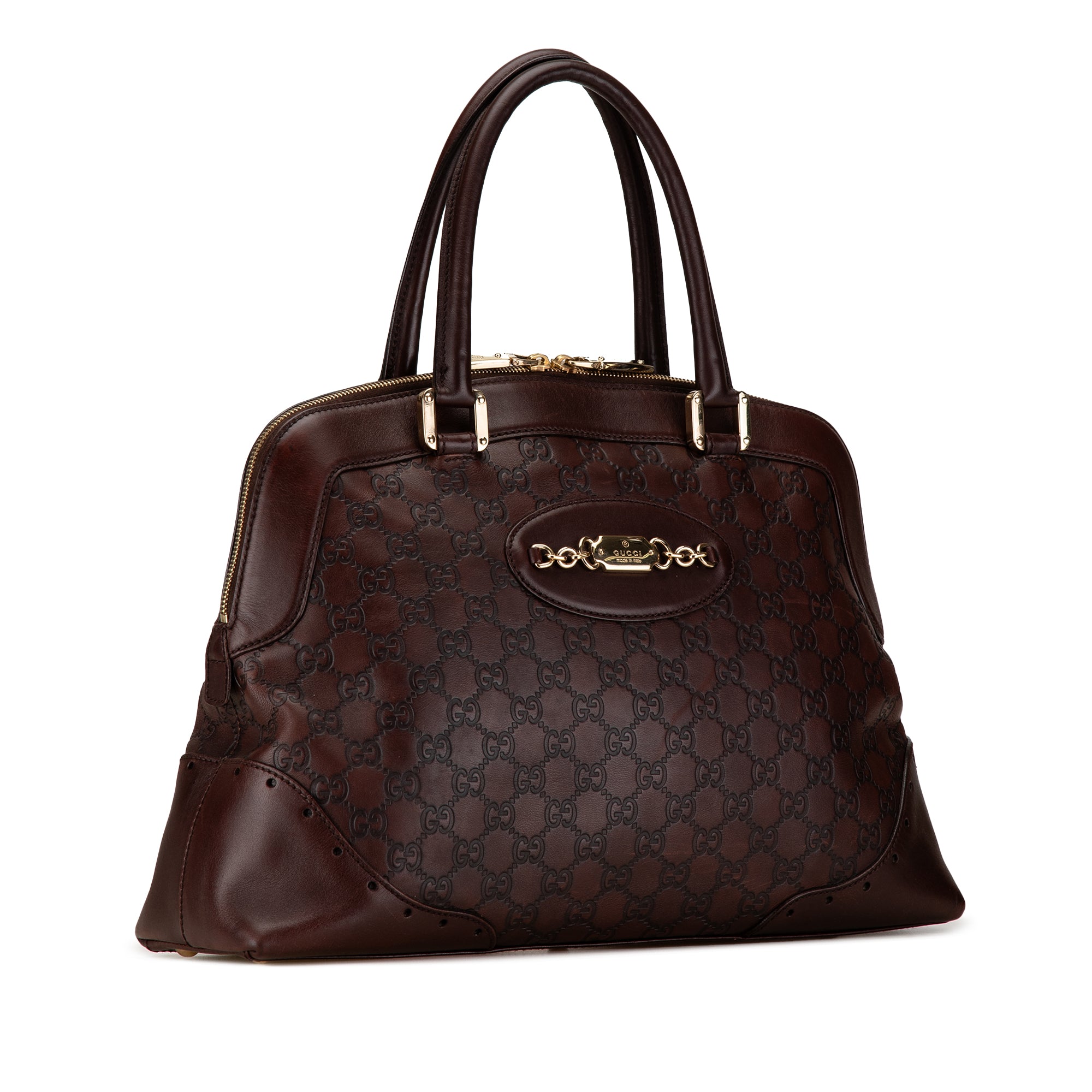 Guccissima Punch Handbag_1