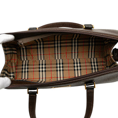 Leather Boston Bag