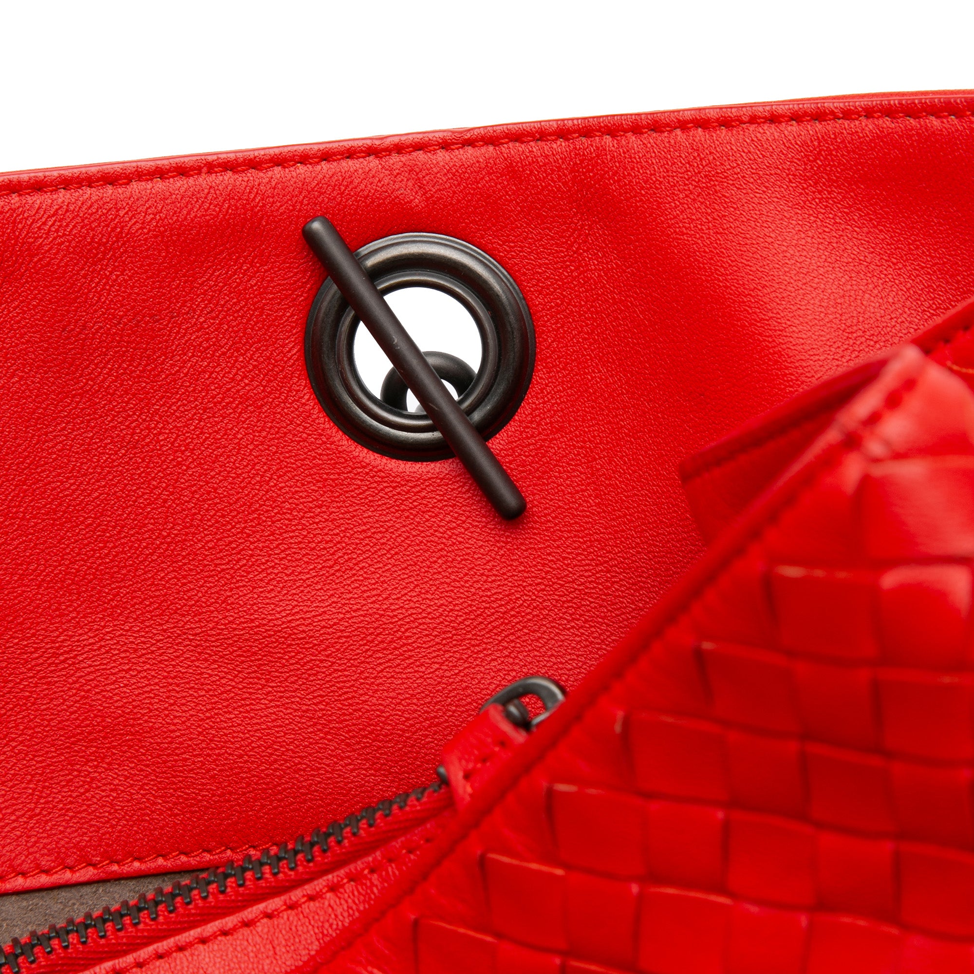 Medium Nappa Intrecciato Double Chain Tote