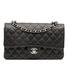 Medium Classic Caviar Double Flap