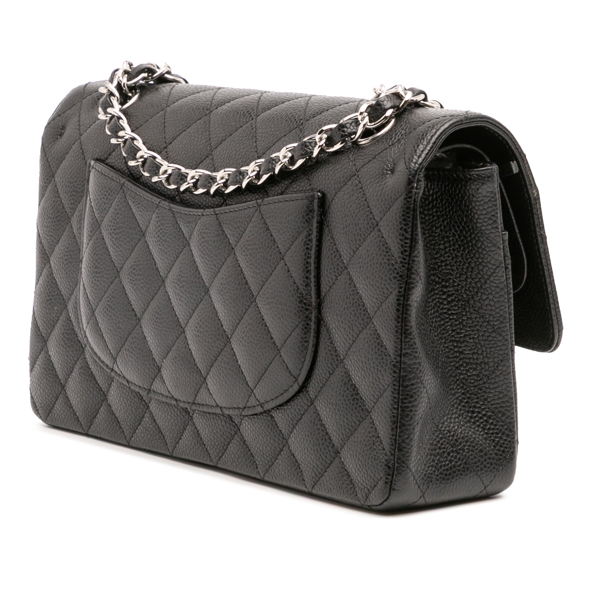Medium Classic Caviar Double Flap