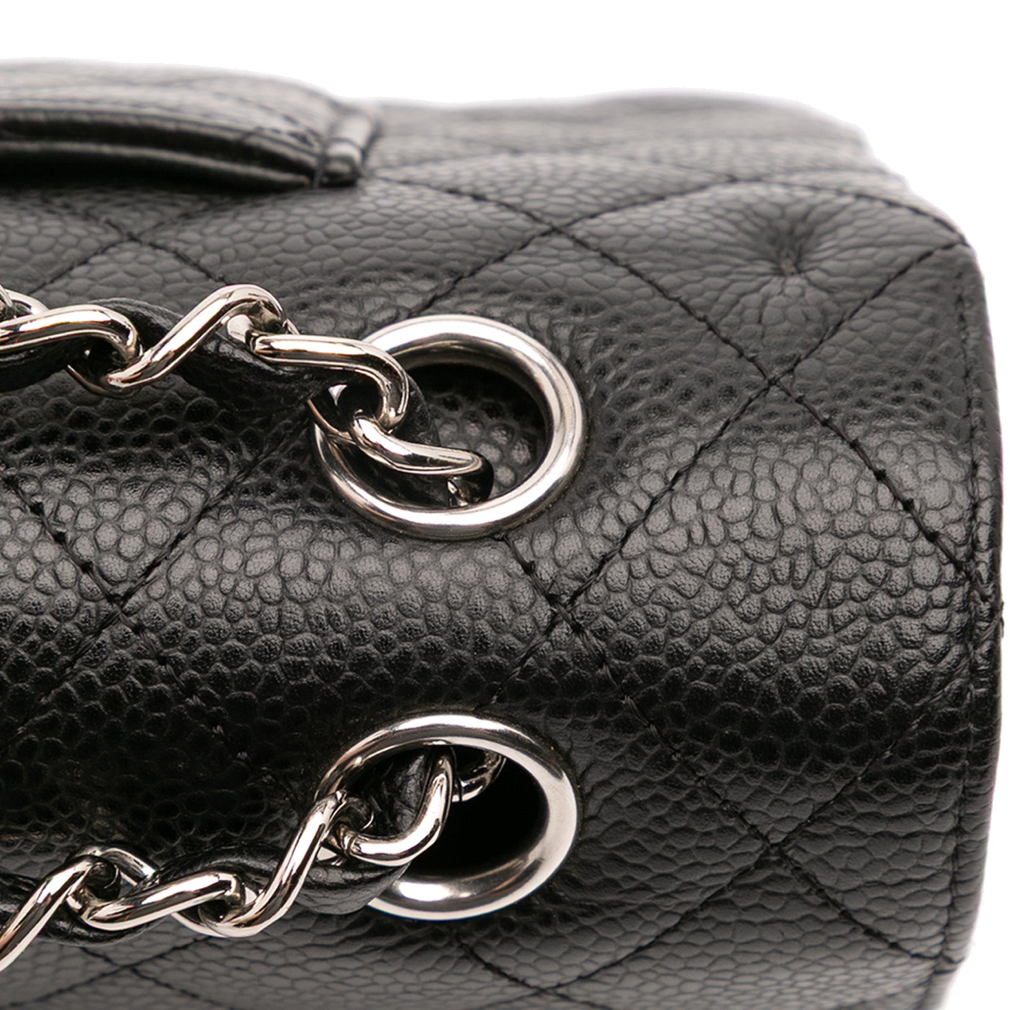 Medium Classic Caviar Double Flap