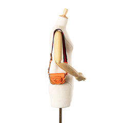 Mini Leather Horsebit 1955 Web Satchel