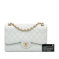 Jumbo Classic Caviar Double Flap