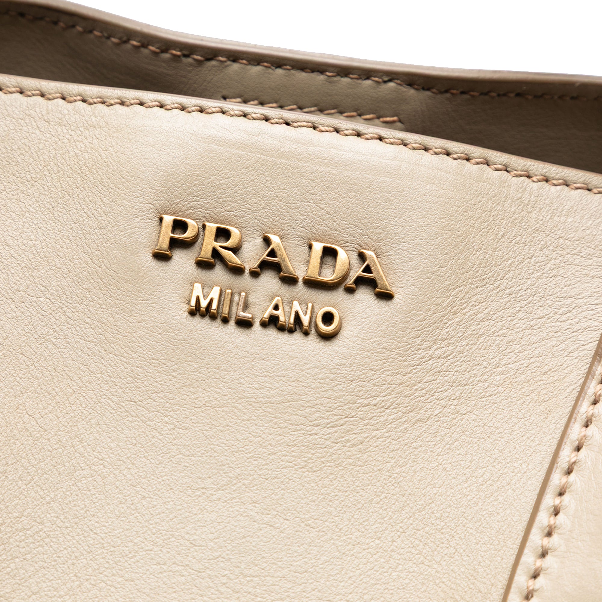 Large City Calf Double Handle Shopping Tote