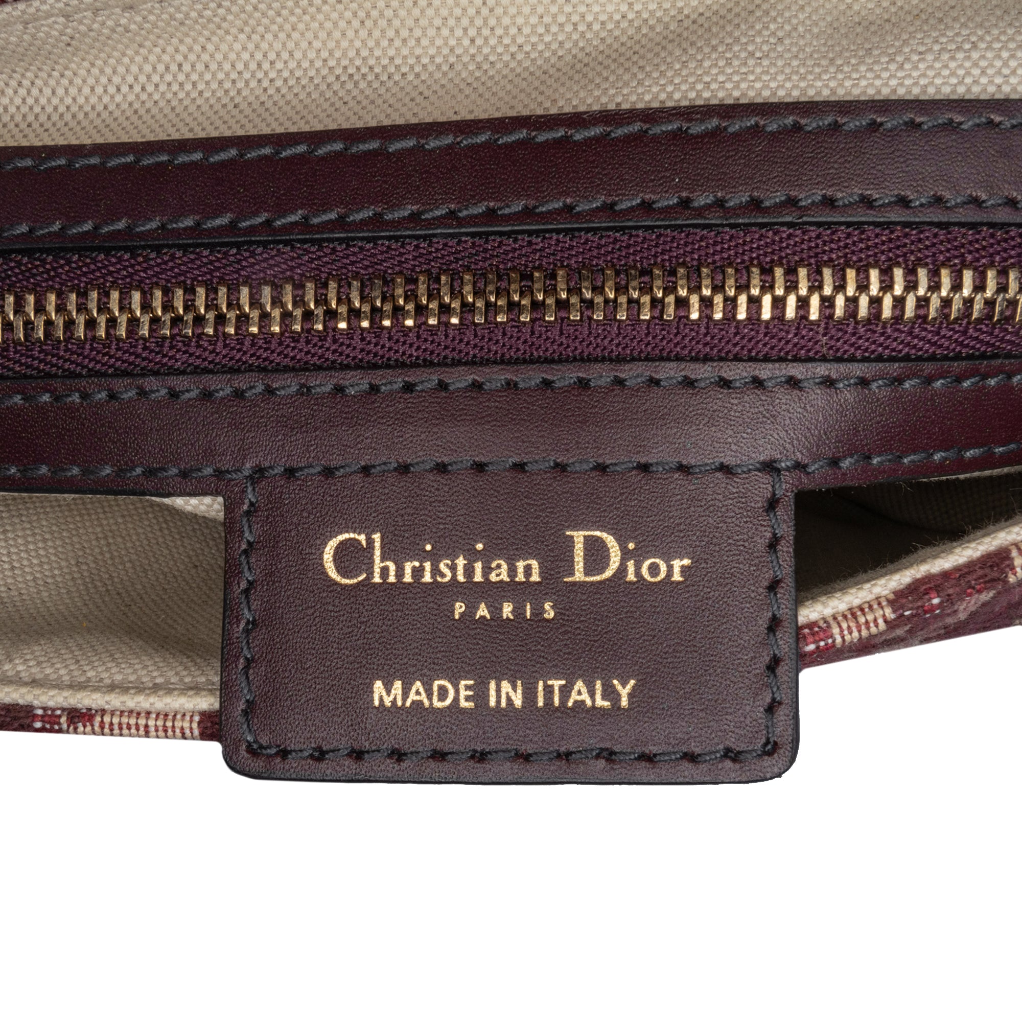 Diorissimo Canvas Saddle Bag