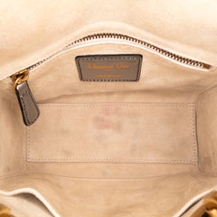 Mini Metallic Glazed Calfskin Lady Dior