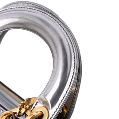 Mini Metallic Glazed Calfskin Lady Dior