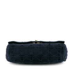 Medium Velvet Cannage Caro Bag