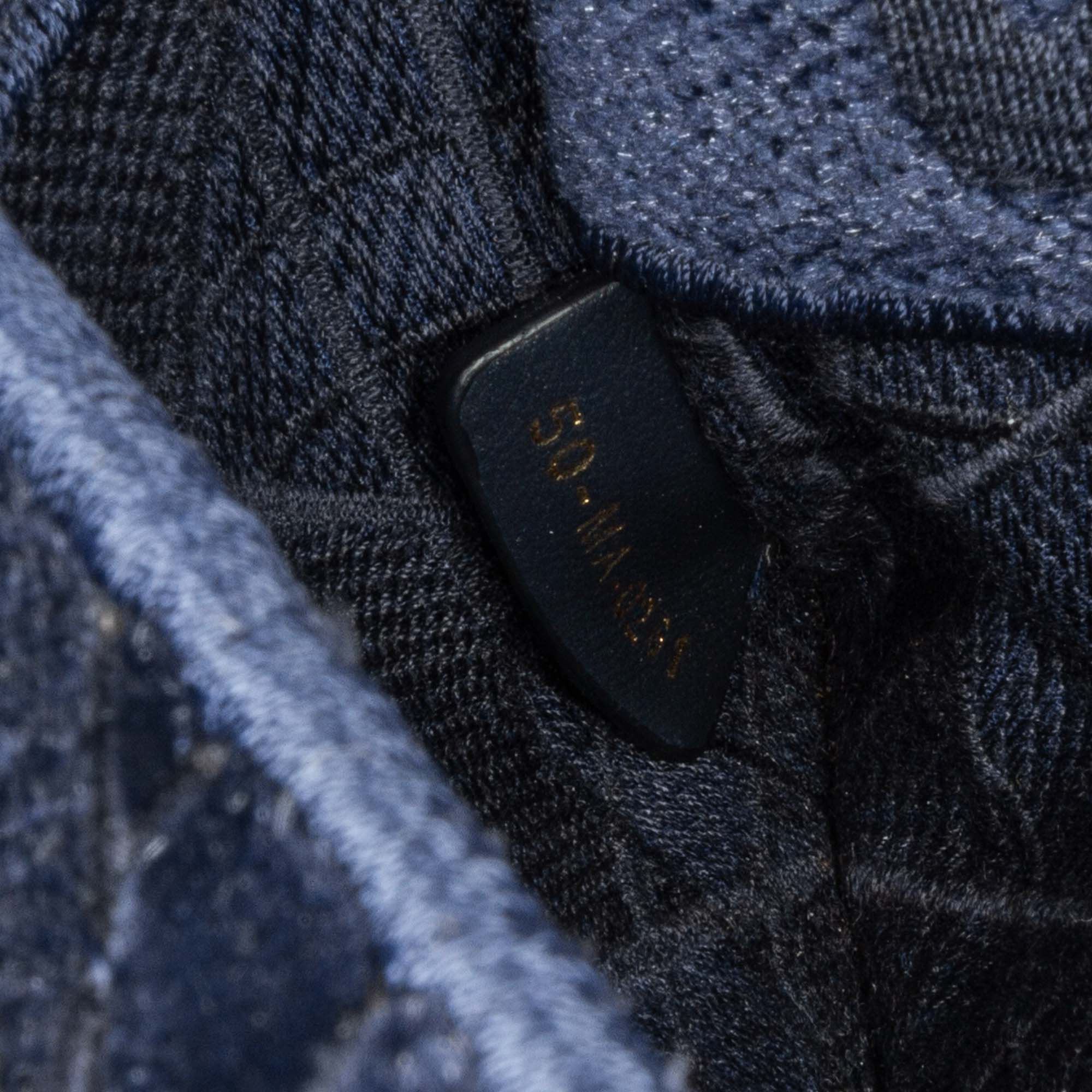 Medium Velvet Cannage Caro Bag
