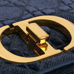 Medium Velvet Cannage Caro Bag
