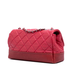 Medium Quilted Lambskin and Caviar Bi Coco Flap