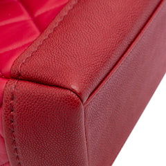 Medium Quilted Lambskin and Caviar Bi Coco Flap