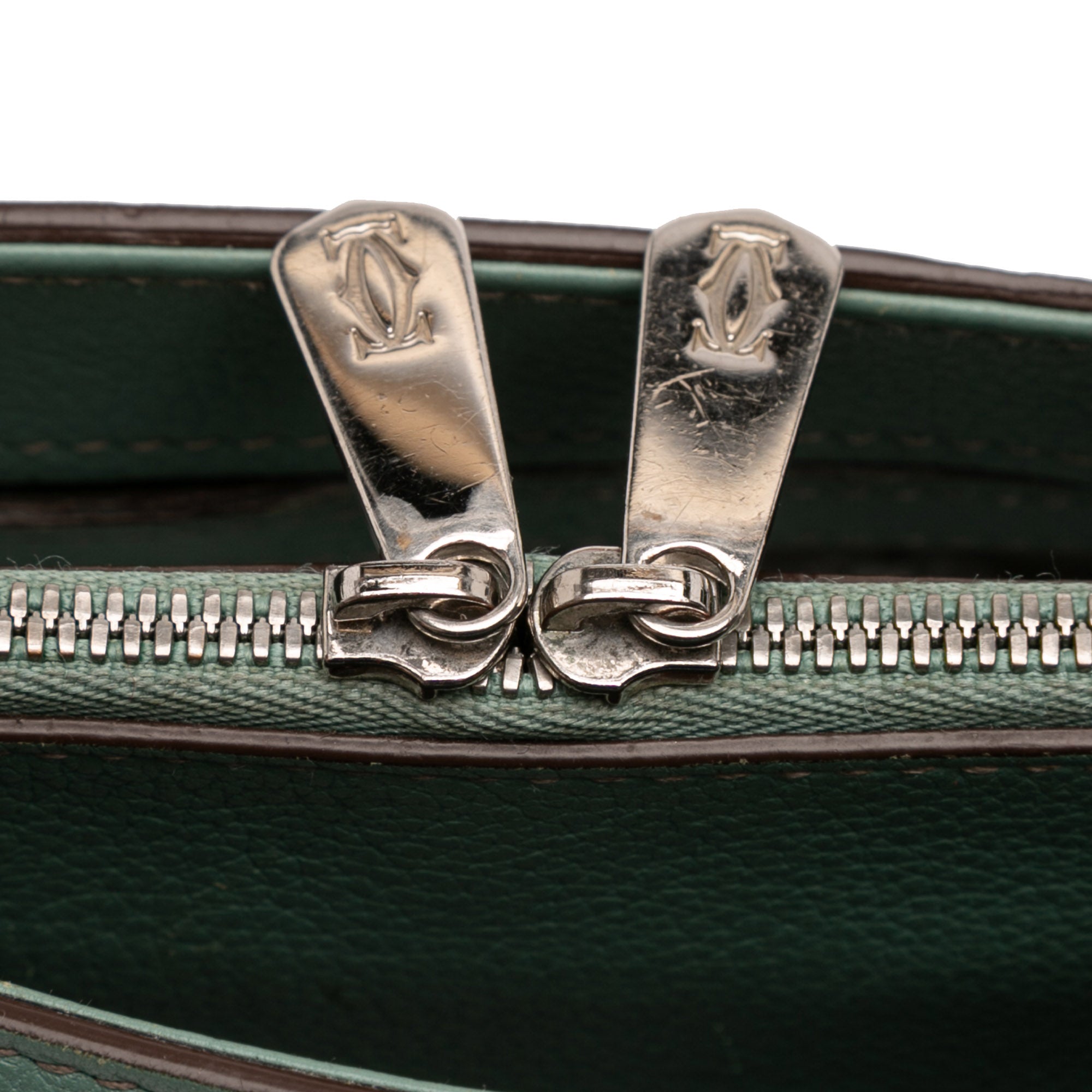 Small Leather C De Cartier Satchel