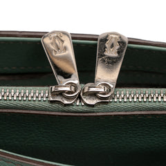 Small Leather C De Cartier Satchel