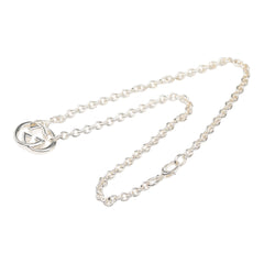 Sterling Silver Interlocking G Pendant Necklace