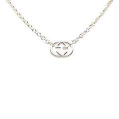 Sterling Silver Interlocking G Pendant Necklace