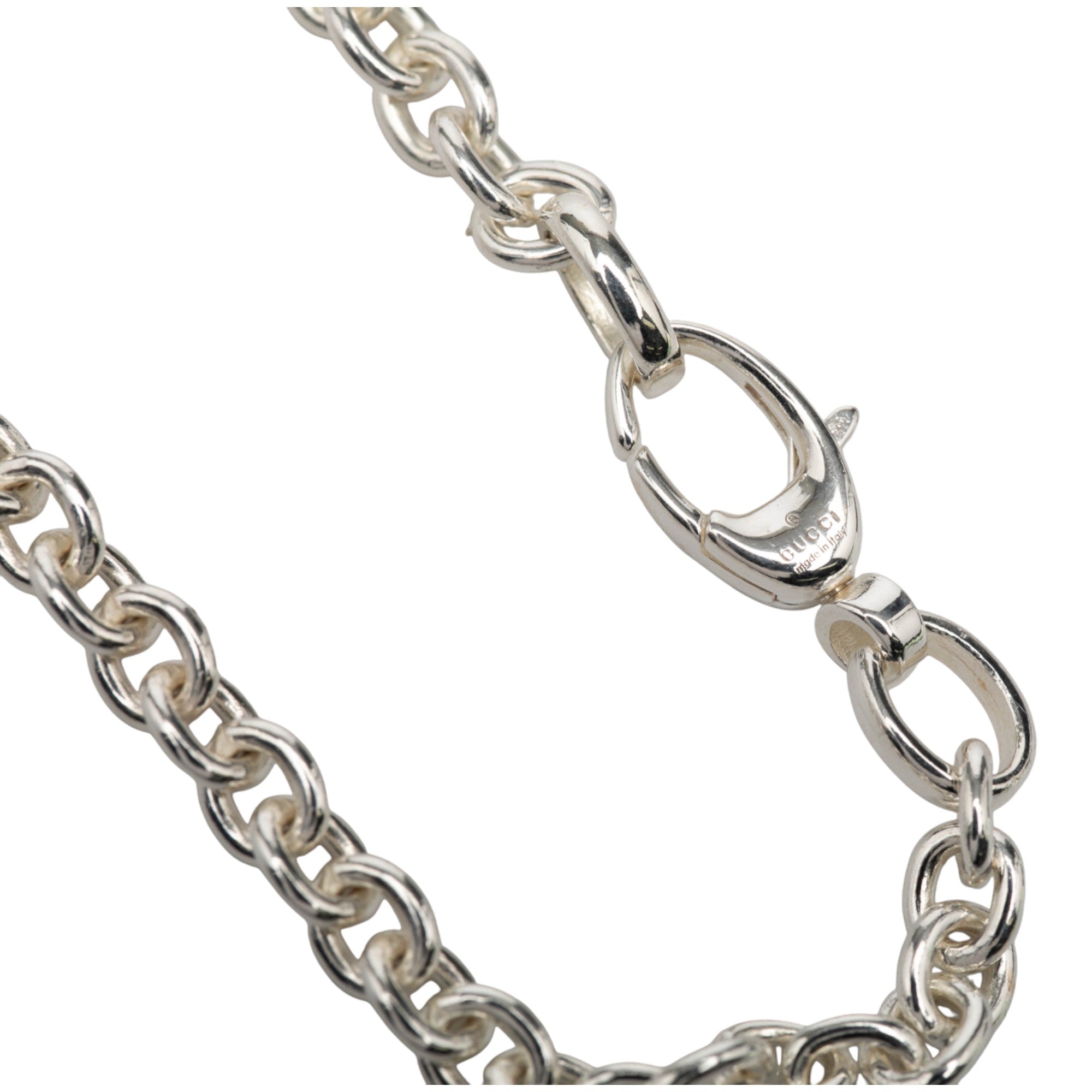 Sterling Silver Interlocking G Pendant Necklace