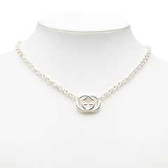 Sterling Silver Interlocking G Pendant Necklace