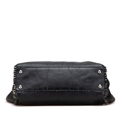 Glazed Calfskin Tweed Tweedy Shopping Tote