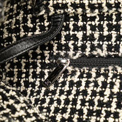 Glazed Calfskin Tweed Tweedy Shopping Tote