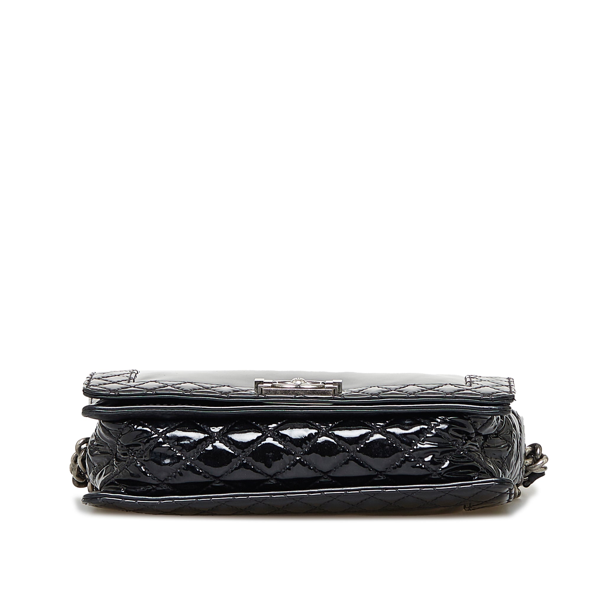 Medium Patent Boy Reverso Flap