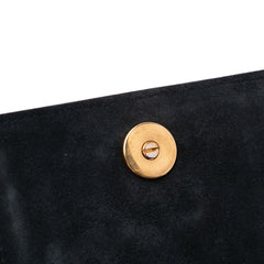 Studded Denim Vertical Diorama Crossbody
