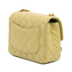 Mini Square Lambskin Casino Royale Charms Single Flap