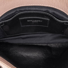 Medium Sheepskin Matelasse Chevron Monogram College Bag