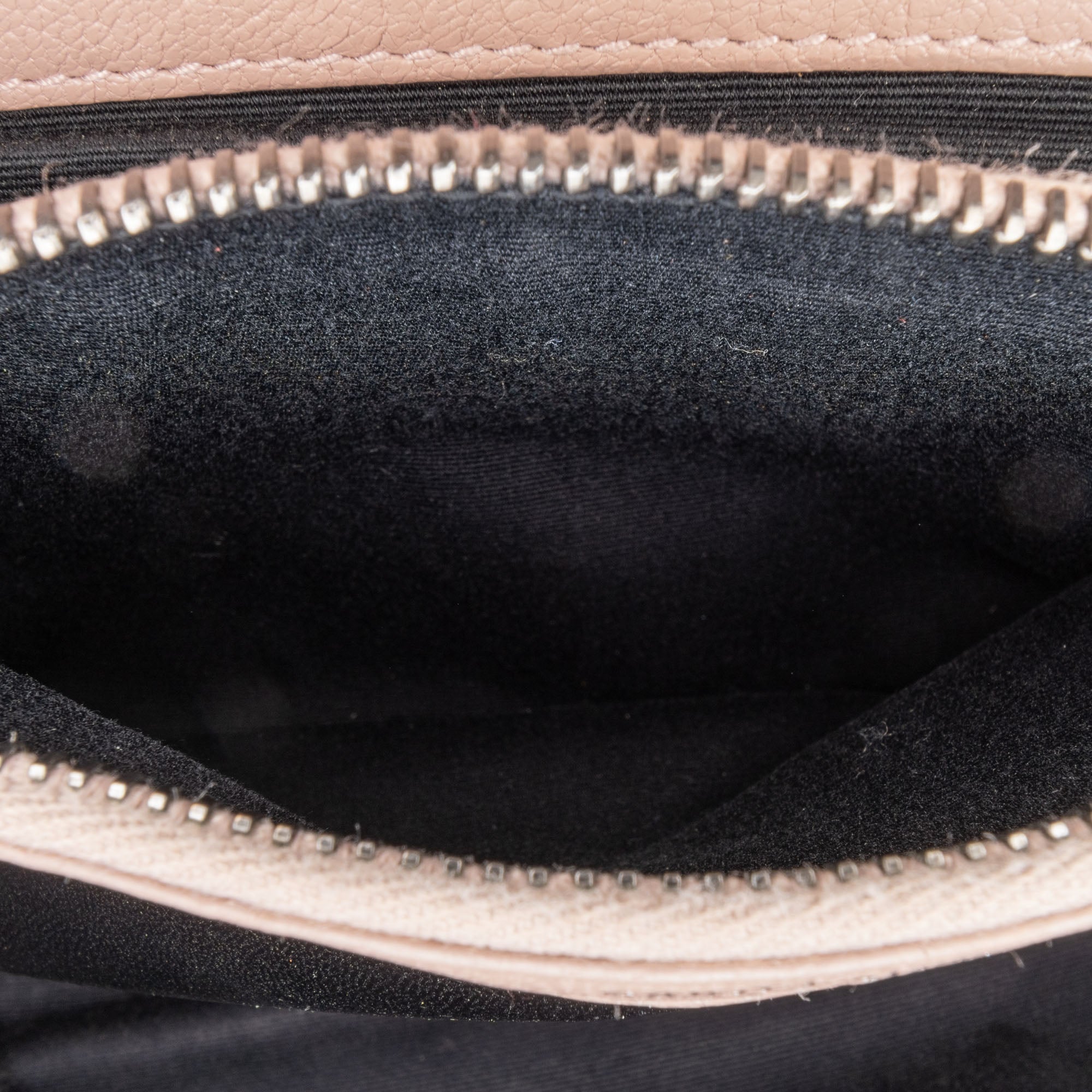 Medium Sheepskin Matelasse Chevron Monogram College Bag
