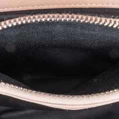 Medium Sheepskin Matelasse Chevron Monogram College Bag