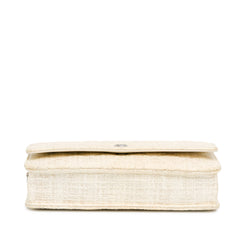 CC Coated Tweed Wallet On Chain
